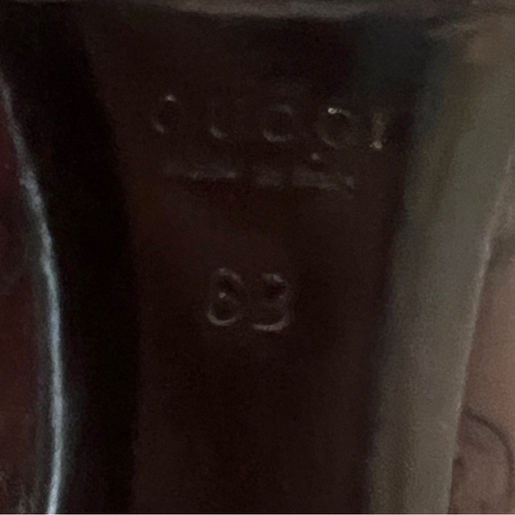 Ladies Brown Gucci Heeled Boots - Picture 7 of 8